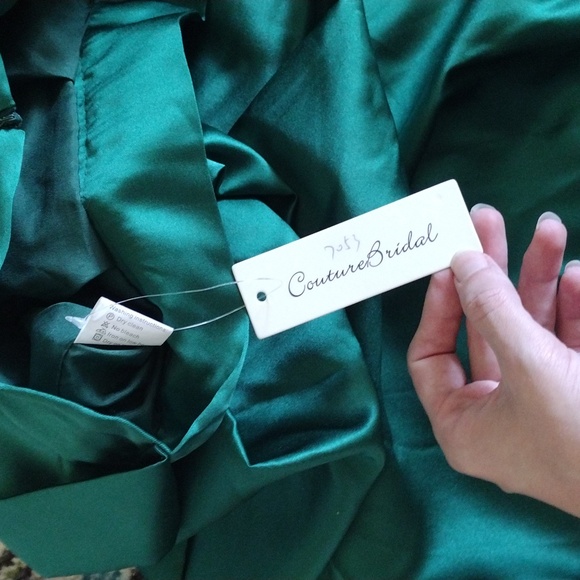 NWT Evergreen Satin Skirt - Picture 6 of 6